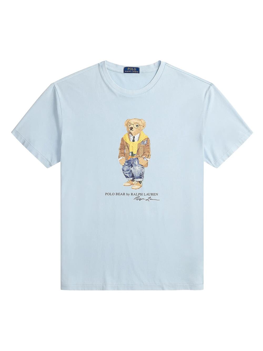 Mens Polo Ralph Lauren PoloBear Cotton Crewneck T-Shirt blue heritage bear ,2XL